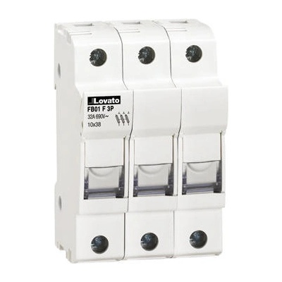 LOVATO Electric FB01F3P Poj. odpojovač, 32A, 10x38 gG/aM, 3P, cURus