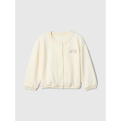GAP 626208-01 Baby mikinový kardigan béžová