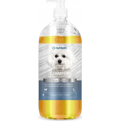 Eurowet šampon pro bílou srst 1 litr