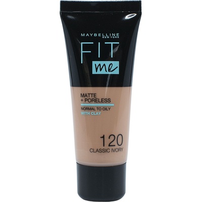 Maybelline MBL FIT ME MAKE-UP MATTE+PORELESS 30 ML / 120 CLASSIC IVORY make-up 120 classic ivory