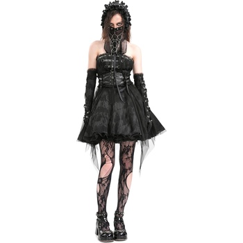 Devil fashion дамска рокля DEVIL FASHION - Black Gothic Punk - SKT218
