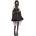 Devil fashion дамска рокля DEVIL FASHION - Black Gothic Punk - SKT218