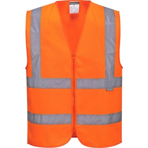 Portwest hi-vis c375 / Светлоотразителна жилетка с цип - hv оранжев xxl (c375orrxxl)