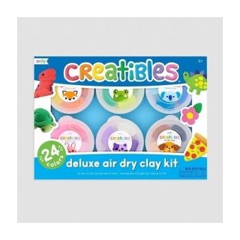 ooly Комплект пластелин Ooly Lekkolina Creatibles Air Dry Clay, 24 цвята