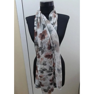 Rumena Дамски шифонен шал на цветя Rumena