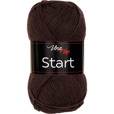 Vlna - Hep příze Start 41266 tmavá hnědá