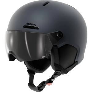 Alpina Ски каска Alpina Arber 2 Visor Q-Lite S2 Ski helmet - Midnight / Grey Matt / Silver - размер 55-59 cm (418-1499-0312)