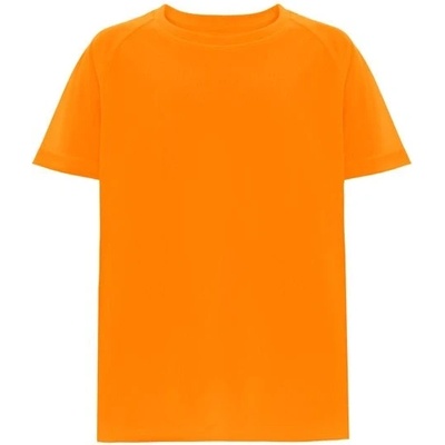 THC MOVE KIDS Technické polyesterové tričko s krátkým rukávem pro děti Fluorescenční Oranžová