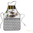 Praktik zástěra Kafe modrohnědé