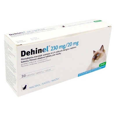 Dehinel 230 mg/20 mg pre mačky 30 tbl