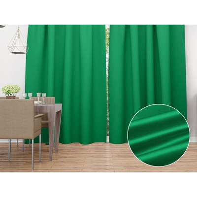 Biante Saténový záves LUX-028 Írska zelená 140x140 cm