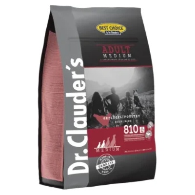 Dr.Clauder's Best Choice Small- Medium Adult Breed - Суха храна за израснали кучета от малки и средни породи (до 25кг) с пилешко месо, 4 кг