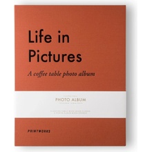 Fotoalbum Life In Pictures L Printworks oranžové