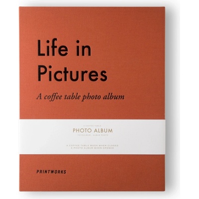 Fotoalbum Life In Pictures L Printworks oranžové
