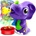 Triceratops Bubble Machine Ricokids modrý