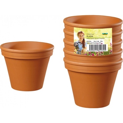Nohel Garden květináč KLASIK keramický terakota 5ks d7/8x7 cm – Hledejceny.cz