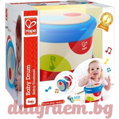 Hape Бебешки барабан hape e0333 (h0333)