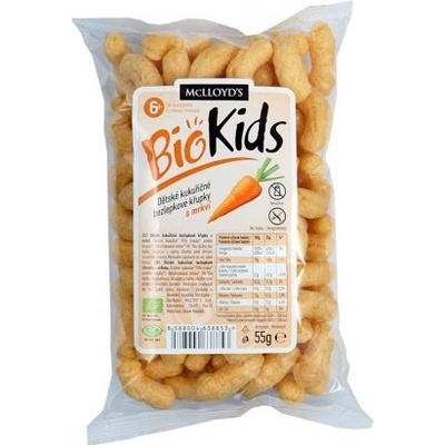 Mclloyd´s McLloyds BIO kids křupka mrkev 55 g