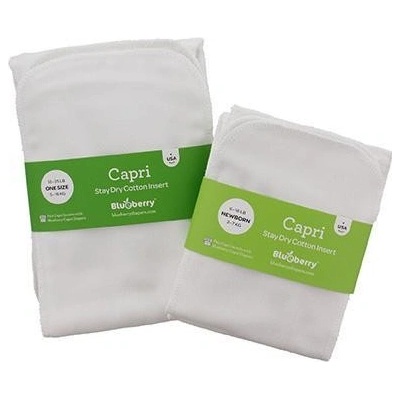 Blueberry Capri Stay Dry Cotton Inserts NEWBORN 2 \ 2