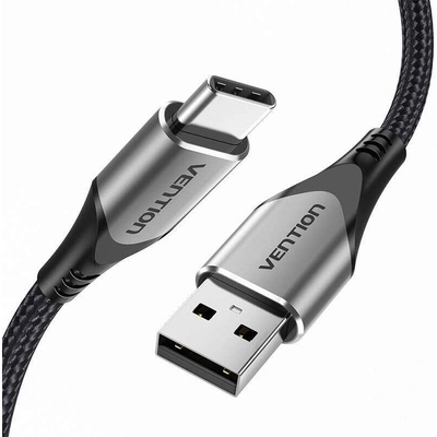 Vention CODHC USB 2.0 A na USB-C 3A, 0,25m, sivý