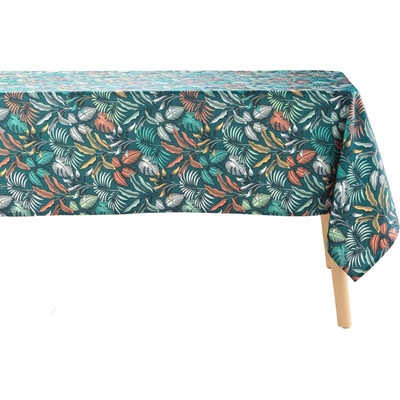 Douceur d'intérieur Obdélníkový ubrus STYLIS BLUE 145x240cm modrý s potiskem