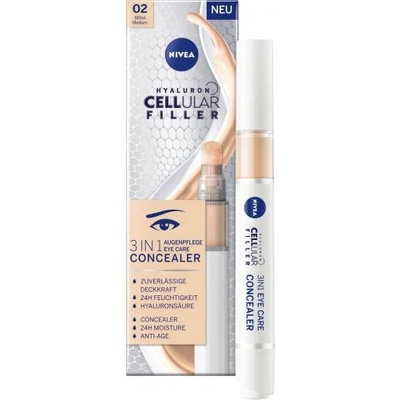 Nivea Cellular Filler - 3 в 1 околоочен коректор