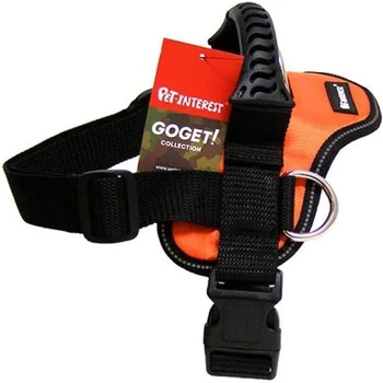 Image 1 of Pet Interest Подсилен нагръдник с три d-образни халки черен (3445)