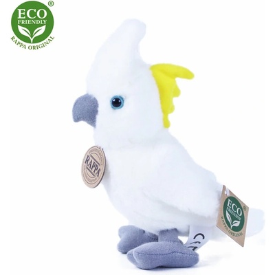 Rappa Плюшен бял Папагал Какаду 18 см. - серия Еко приятели - Rappa (505124)
