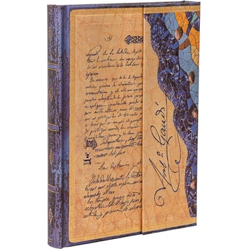 Paperblanks Тефтер Gaudi, Midi, широки редове, твърда корица (1570181218)