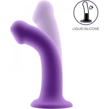Image 1 of Action Дилдо от течен силикон с вакуумна основа Bouncy S лилаво