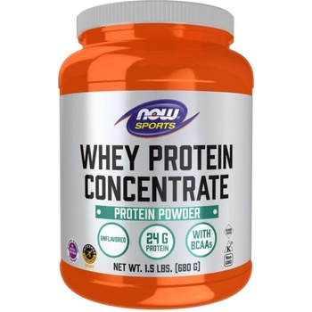 NOW NOW Whey Protein Concentrate Unflavored, 680 g