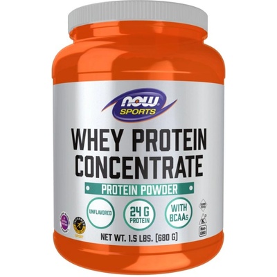 NOW NOW Whey Protein Concentrate Unflavored, 680 g