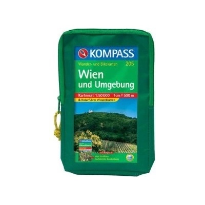 Kompass 205 Wien Vídeň a okolí 1:50 000 turistická mapa