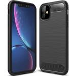 Techsuit Калъф за iPhone 12 mini - Carbon Silicone - Черен (KF23430)