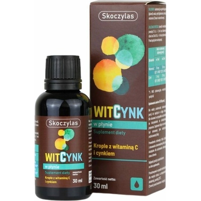 Skoczylas Liquid Vitzinc Vitamín C + zinok 30 ml