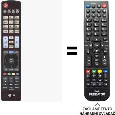 Diaľkový ovládač Emerx LG 42LS3450