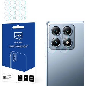 3mk Protection Протектор - Камера за Xiaomi 14T / 14T Pro (4 броя) - 3mk Lens Protection - Прозрачен