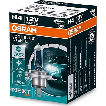 OSRAM КОМПЛЕКТ 2x Авто крушка COOL BLUE H4 P43t 60/55W 12V 5000K - Osram (OA0013)