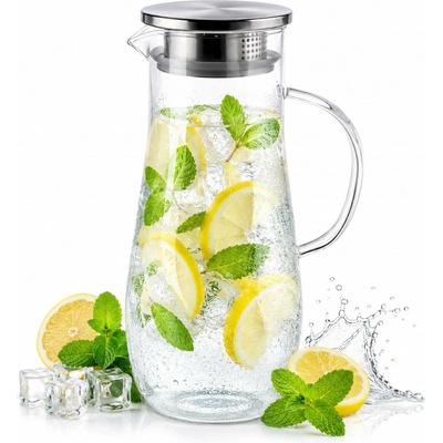 Skleněná karafa s uchem (1,4L)