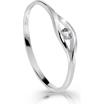 Cutie Jewellery gold Zásnubní prsten Z6108 ze zlata se zirkonem Bílá