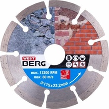 Westberg Kotúč diamantový 115 x 1.8 x 22.2 mm 21111