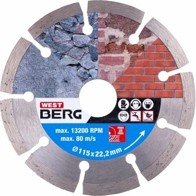Westberg Kotúč diamantový 115 x 1.8 x 22.2 mm 21111