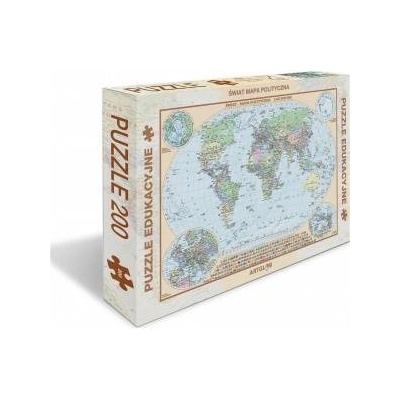 Artglob Puzzle 200 - Childrens political world map
