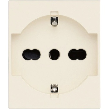 Vimar 30210. C Контакт SICURY Linea, 2P+E 16A P40 250 V~, унив. стандарт, детска защита, 2М, Canvas, (VM30210.C)