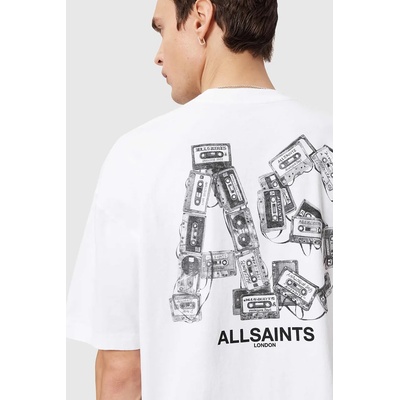 AllSaints Памучна тениска AllSaints MIXTAPE (M031PE)