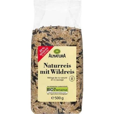 Alnatura Bio rýže hnědá s rýží divokou 20% 0,5 kg