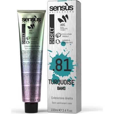 Sensus Direct Bang 81 Turquoise - Přímý pigment 100 ml