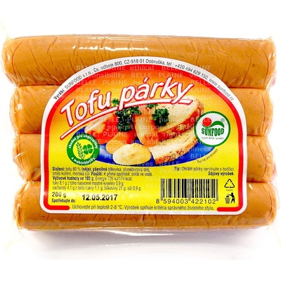 Sunfood Párky Tofu 200 g