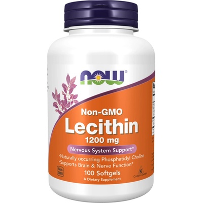 Now Foods Slunečnicový Lecitin 1200 mg 100 softgel kapslí