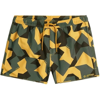 G-STAR Бански гащета G-Star Carnic 2.0 Ao swimming shorts - Green (Saffron Geo Abstract Camo)